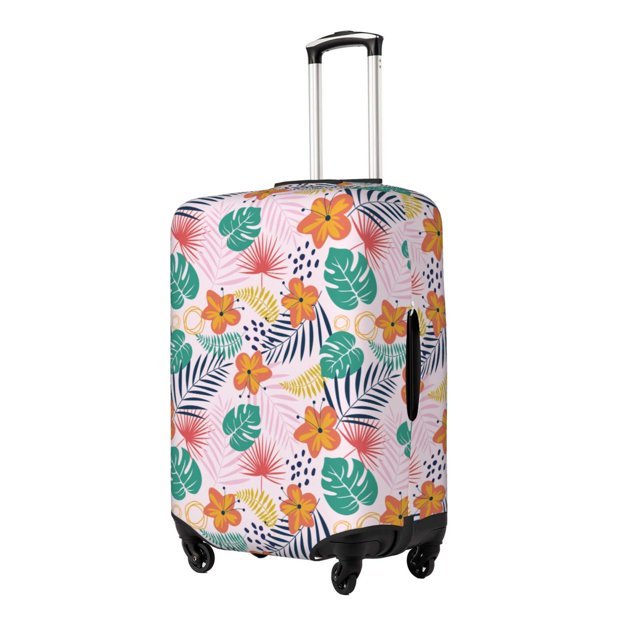 Fotbe Tropical Plants Funda Protectora para Equipaje, Antirrayones y Resistente a la Suciedad, Compatible con Maletas de 18 a 32 Pulgadas-Large