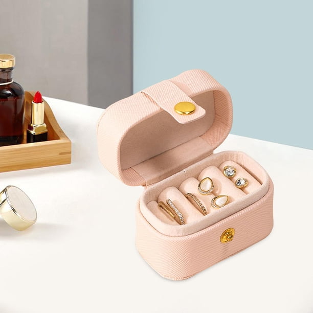Estuche de Viaje para Joyas Yinane Multiusos Impermeable Rosado
