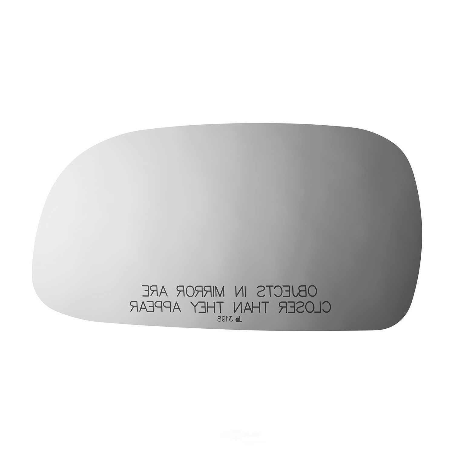 Burco Side View Mirror Replacement Glass - Clear Glass - 3198