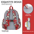 thumbnail image 5 of Various Sport Balls Seamless Backpack for School,Schoolbag with Adjustable Shoulder Straps & Padded Back,13.4"x11"x4.7", 5 of 6