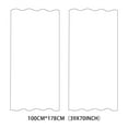 thumbnail image 2 of Panneaux de Rideaux Thermiques Isolants pour Salon Rideau de Douche Bleu Bébé Ensemble de Rideaux de Séparation de Bain Sans Perçage, 2 of 8