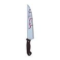thumbnail image 2 of Realistic Fake Knife Prop, 17.72 Inch Plastic Halloween Prank Weapon with Wood-Grain Handle & Rivet Details for Costume Party Haunted House Decor - 1Pc, 2 of 6
