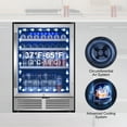 thumbnail image 3 of Tittla 24'' Beverage Refrigerator Cooler,180 Cans,Built in,37°-65°F, Low Noise Energy Saving for Beer and Soda or Fruit, Silver, 3 of 12
