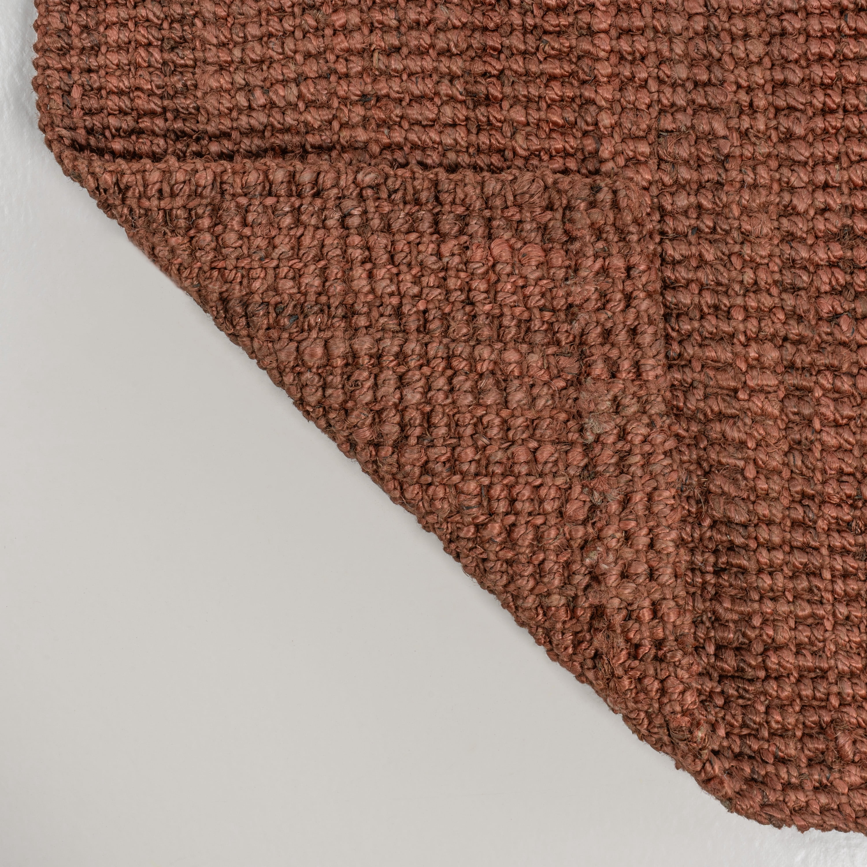 JONATHAN Y NATURAL FIBER 3 x 5 Area Rug, Pata Hand Woven Chunky Jute - Terracotta, NRF102F-3