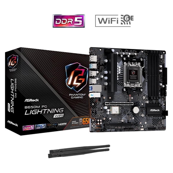 Asrock - ASRock B650M PG Lightning WiFi - bundk