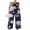 Pink Floral Navy, variant on Jumpsuits for Women One Piece Jumpsuit Wide Leg Sleeveless Crewneck Casual Dressy Womens Romper Jumpers With Pockets Summer Vacation Outfits 2026