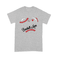 thumbnail image 4 of Baseball Mom Heart Graphic T-Shirt, 4 of 5