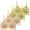 U, variant on Women's Bra Set 4-Piece Sheer Mesh Seamless Bralette Supportive Anti-Sagging Sleep Bra - A/B/C/D/E/F/G/H/I/J/K/L/M/N/O/P/Q/R/S/T/U/V/W/X/Y/Z - M/L/XL/XXL/XXXL/XXXXL (U | M)