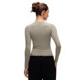thumbnail image 2 of CRZ YOGA Softembrace Long Sleeve Shirts for Women Casual Tops Soft Basic T-Shirts, 2 of 5