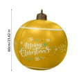 thumbnail image 3 of Inflatable Christmas Balls, Outdoor Patio Decorations, Festive Inflatable Holiday Ornaments with "Merry Christmas" Design, Colorful Blue Balloons for Yard & Tree Decor, 3 of 6