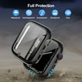 thumbnail image 6 of CAVN 4-Pack Apple Watch Series 7 Screen Protector Hard PC Case with Tempered Glass for iWatch 7  45 mm, 6 of 11