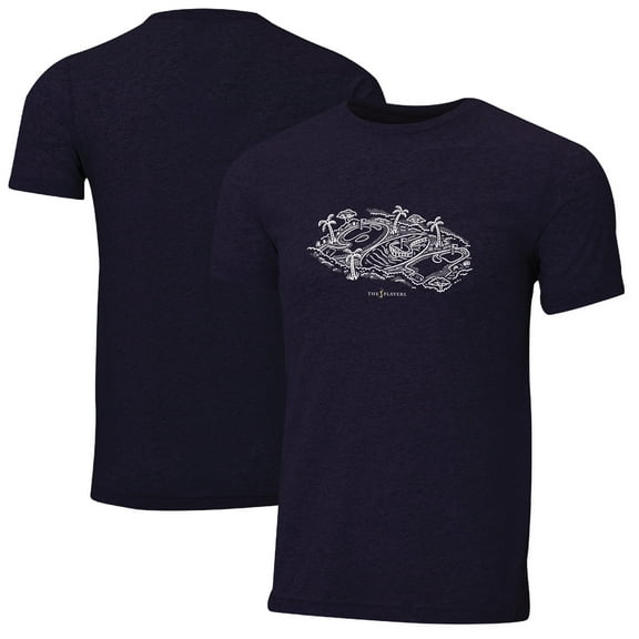 Men's Ahead Navy THE PLAYERS Course Instant Classic Tri-Blend T-Shirt