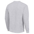 thumbnail image 3 of Men's Starter Heather Gray San Francisco 49ers Half Helmet Team Graphic Tri-Blend Fleece Pullover Sweatshirt, 3 of 3