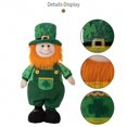 thumbnail image 4 of StPatrick's Day Gnomes Irish Leprechaun Tomtes Plushes Handmade March Nisse Elf Dwarf Farmhouse Tiered Tray Ornaments, 4 of 5