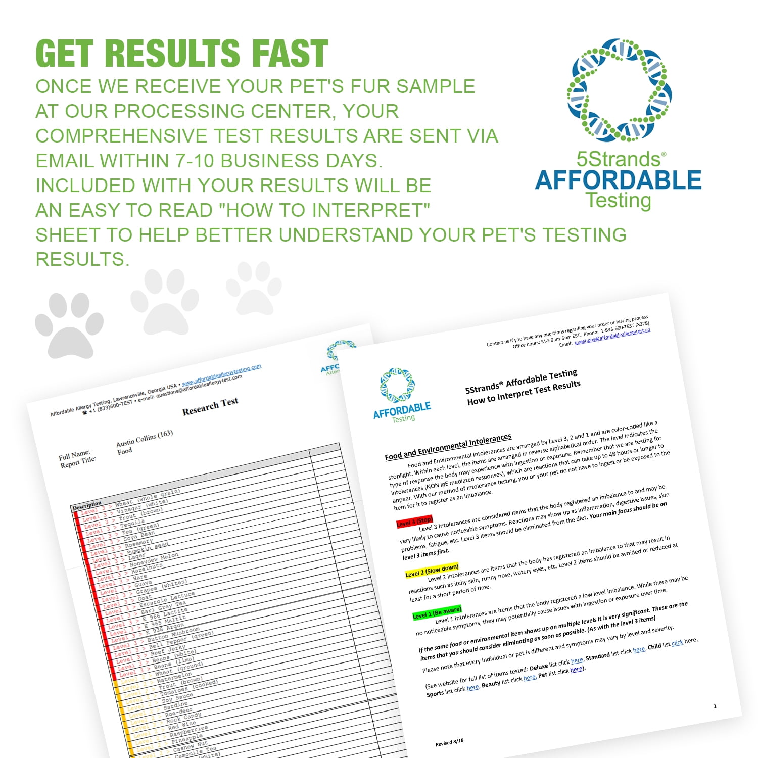 5strands Household Pet Food Allergy Sensitivity Intolerance Test Kit At Home Environmental Food Kit For Dogs Cats More Test For Over 300 - 