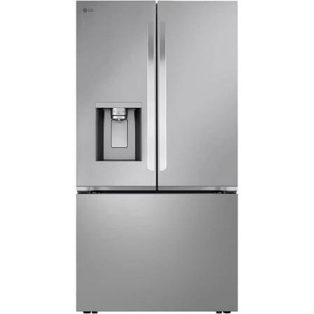 LG LRRXC2606S 26 Cu. Ft. Stainless Counter-Depth French Door Smart Refrigerator