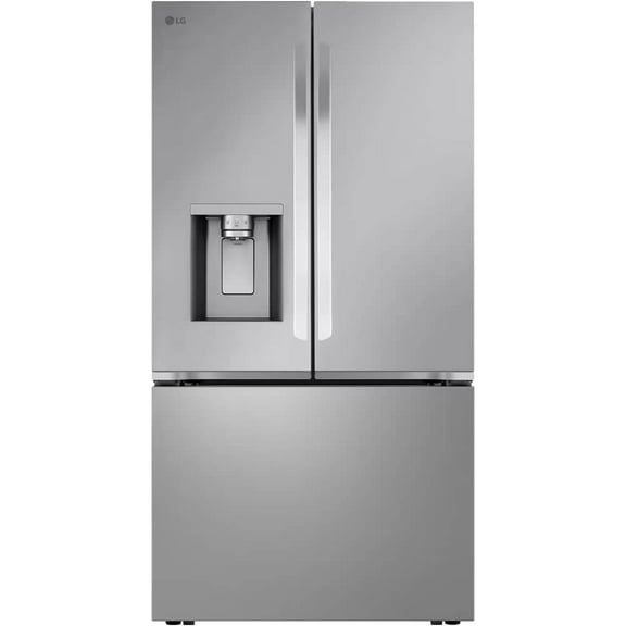 LG LRRXC2606S 26 Cu. Ft. Stainless Counter-Depth French Door Smart Refrigerator