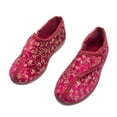 thumbnail image 1 of Zedzzz Womens Janice Touch Fastening Floral Slippers, 1 of 5