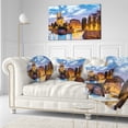 thumbnail image 3 of Designart Notre Dame Cathedral - Landscape Photography Throw Pillow - 12x20, 3 of 5