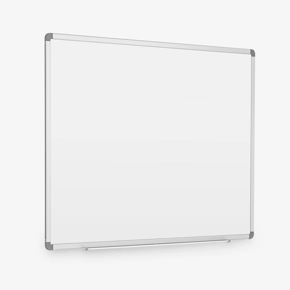 Luxor Dry Erase Magnetic Wall-Mount Porcelain White Board, 48x36, Aluminum Frame