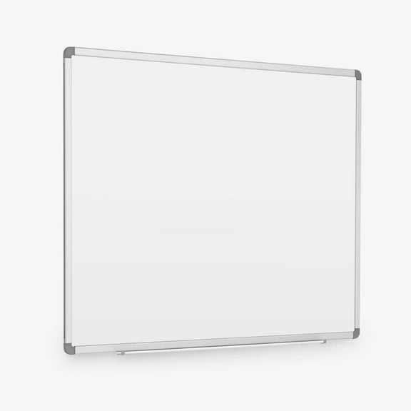 Luxor Dry Erase Magnetic Wall-Mount Porcelain White Board, 48x36, Aluminum Frame
