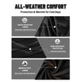 thumbnail image 2 of Heting Women's Puffer Jacket Winter Coat Long Warm Outerwear with Removable Hood Black XL, 2 of 9