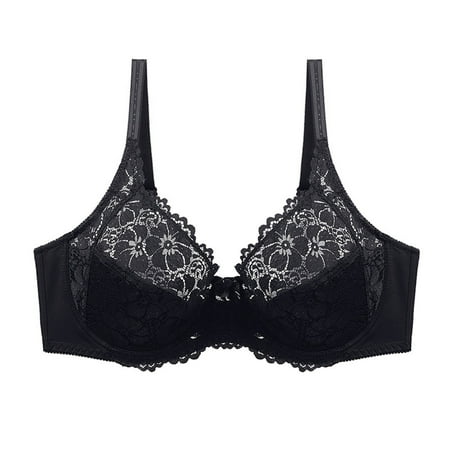 

Darzheoy Women s Lace With Steel Solid Color Double Breasted Bras Push Up Womens Sports Bras 36/80E