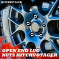 thumbnail image 6 of M14×1.5 Open-End Lug Nuts with 60 Degre Conical Seat,Galvanized, 3/4" Hex (0.83" Length x 0.87" Width) Replacement for Che-vy Silverado Tahoe,RAM 2500 3500,F-ord F250 Aftermarket Wheel Lug Nut, 24PCS, 6 of 7