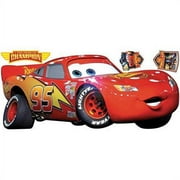 RoomMates Disney Pixar Cars Lightening Mcqueen Peel and Stick Giant Wall Decal - RMK1518GM