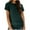 Green, variant on Busydd Womens Summer Tops Casual Round Neck Short Sleeve T-Shirt Tops Fashion Solid Loose Fit Basic Blouse Tops