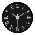 thumbnail image 1 of Reloj de pared que en la oscuridad, moderno, con números luminosos, decorativo, para dormitorio, oficina, cocina, regalo de inauguración de la Estilo E, 1 of 9