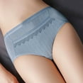 thumbnail image 2 of Virmaxy Womens Period Underwear Panties Mid Waist Warm Menstrual Leak Proof Physiological Pants Pocket Lift Arm Large Pants Blue XXL, 2 of 5