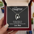 thumbnail image 5 of To My Daughter, Beautiful Chapters, , Daughter Necklace, Gift For Daughter, Xmas, Christmas, Daughter Gift From Mom - Forever Love Necklace - White Gold or Yellow Gold - Gift Box, 5 of 5