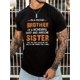 thumbnail image 1 of Camiseta "BROTHER SISTER" para hombre, cuello redondo, ropa informal, primavera y verano, camisetas informales., 1 of 7