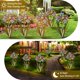 thumbnail image 4 of Escultura de Mariposa Agave Metálica Solar Homight 3 PCS, 4 of 7