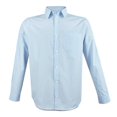 thumbnail image 1 of Camisa George Talla G Casual Manga Larga de Cuadros Blanco con Azul Cielo, 1 of 4