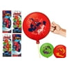 Marvel Avengers Punch Balloon (4 Packs with 8 Punch Balls) Hulk, Iron Man & Spiderman Fidget Toy Inflatable Big Bounce Ball Stress Relief Punching Bag Toy for Kids & Adults. Party Games Pop W-6800-4