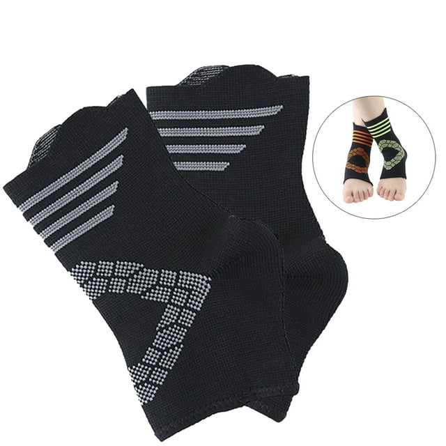 1 Pair Ankle Brace Unisex Elastic Ankle Sprain Support Ankle Compression Sleeve