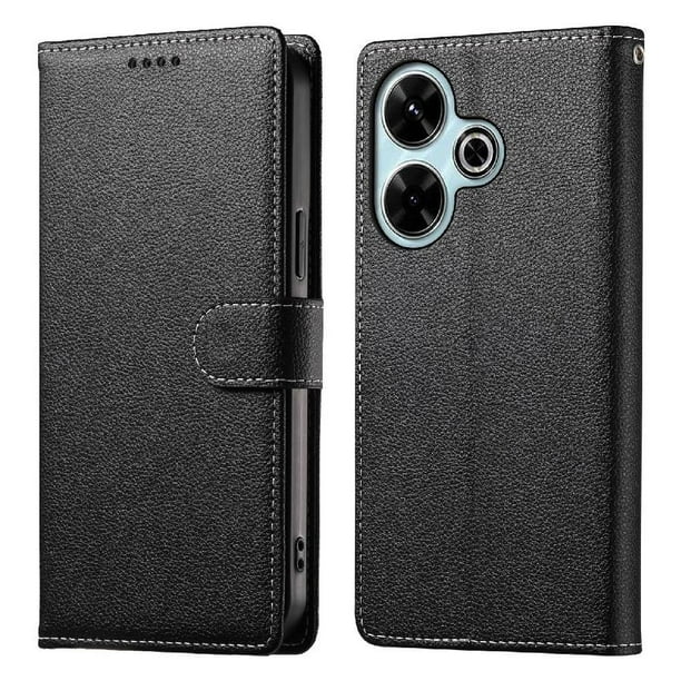 Funda para FOXDOCK Xiaomi Poco M6 4G– Cuero Premium, 3 ranuras para tarjetas, Protección contra impactos