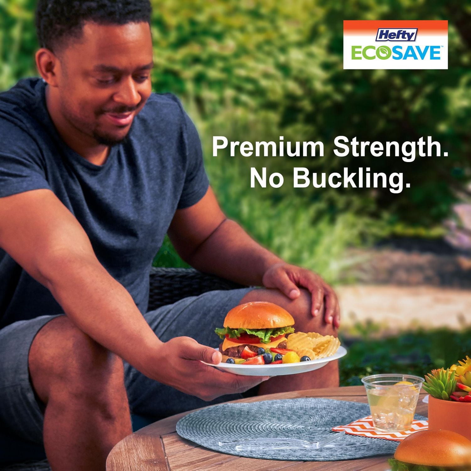 Hefty ECOSAVE 10" Dinner plates 20-count, Hefty ECOSAVE 10" Dinner plates 20-ct