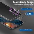 thumbnail image 6 of [4+3 Pack] Galaxy S24 Plus Screen Protector,with 3 Pack Camera Lens Protector, 9H Hardness,Support Fingerprint, Ultra Thin HD Transparent Glass Film, for Samsung Galaxy S24 Plus 6.7 Inch, 6 of 6