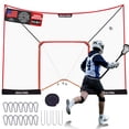 thumbnail image 1 of Red de contención para lacrosse ZEALFEEL 427 x 305 cm con postes de espuma, 1 of 8