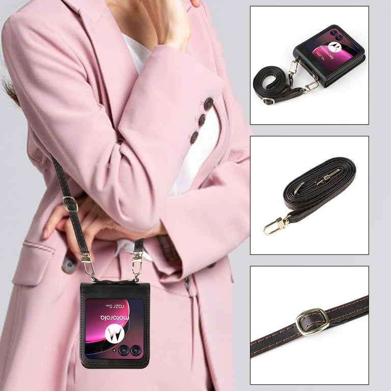 ELEHOLD Motorola Razr 40 Ultra Wallet Crossbody Case