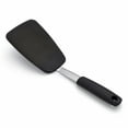 thumbnail image 2 of Momihoom Stainless Steel Fish Spatula with Silicone Edge - Fish Spatula for Nonstick Cookware, Heat-Resistant Fish Turner Spatula for Cooking Fish Eggs Steak Pancakes Frying Turning Foods, 2 of 9