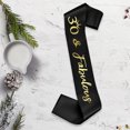 thumbnail image 5 of Elegant Birthday Sash with Gold Foil Lettering for Women Girls Party Decorations and Celebrations Special Events Anniversaries, 5 of 5