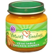 Nature's Goodness: Vegetable Chicken Dinner Baby Food, 4 oz