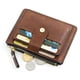thumbnail image 5 of Bolso informal para tarjetas de viaje para hombres y mujeres con cremallera, bolso para tarjetas de identificación con cambio de color sólido, 5 of 6