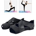 thumbnail image 5 of Milageto 2xNon Skid Women Barre Yoga Shoes Pilates Grip Socks Flexible Machine Wash Black S, 5 of 7
