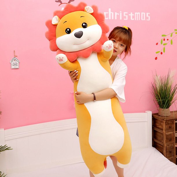 90 / 120cm creative sun lion pillow plush toy children's gift lion Doll Girl Birthday Gift comfortable creative Christmas gift zhangyuxiang LED