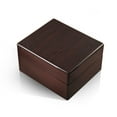 thumbnail image 1 of Modern Hi Gloss Macassar Finish 30 Note Music Jewelry Box - La Vie En Rose, 1 of 2